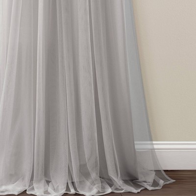 Polyester Semi Sheer Curtain Pair (Set of 2)