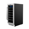Whynter BWR-308SB 15 inch Built-In 33 Bottle Undercounter Stainless Steel Wine Refrigerator with Reversible Door, Digital Control, Lock and Carbon - 2 of 3