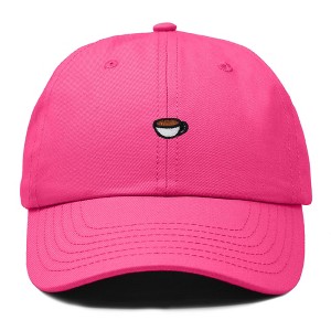 Dalix Lil Coffee Embroidered Cotton Cap Summer Food Outdoor Dad Hat Womens - 1 of 4