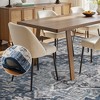 MontVoo Machine Washable Low Pile Vintage Area Rug Dark Blue - 3 of 4