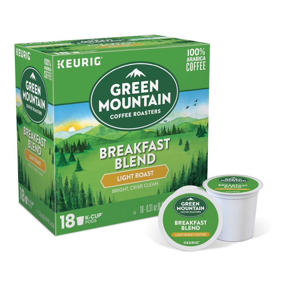 UPC 099555005202 product image for Green Mountain Coffee Breakfast Blend Light Roast Coffee - Keurig K-Cup Pods - 1 | upcitemdb.com
