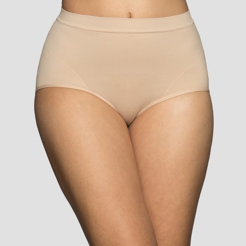 Vanity Fair Womens Smoothing Comfort Seamless Brief 13264 - DAMASK NEUTRAL  - 9