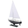 Victory Yacht Painted Wooden Sailboat Model – Handcrafted 29 Inch Display By Old Modern Handicrafts - 4 of 4