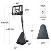 Best Choice Products Adjustable 4.4-10ft Basketball Hoop, Portable Goal w/Shatterproof Backboard, Ball Return - 2 of 4