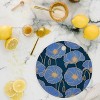 Emanuela Carratoni Moody Blue Garden Cutting Board - Deny Designs - 2 of 3