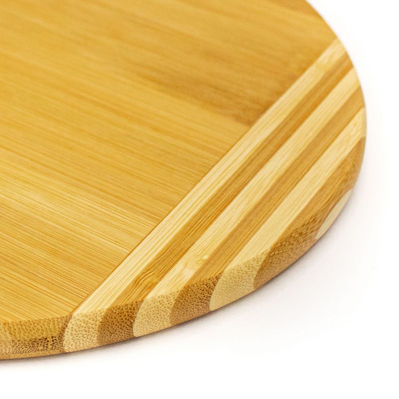 BergHOFF Bamboo Round Cutting Board, Striped, 11.8"x0.6", 3 of 5
