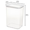 iDesign Large Airtight Canister with Erasable Label - Set of 2 - Clear - 3 of 4