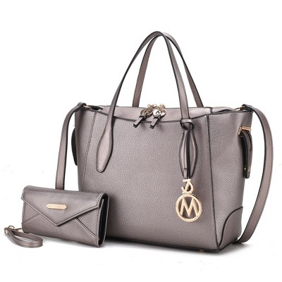MKF Collection Bruna Vegan Leather Women’s Tote Bag with Wallet by Mia K