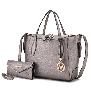 MKF Collection Bruna Vegan Leather Women’s Tote Bag with Wallet by Mia K - 1 of 4