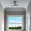 Livex Lighting Cassandra 2 - Light Semi-Flush Mount in  Black - 2 of 4