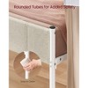 Queen Upholstered Bed Frame with Headboard and Footboard, 1100 lb Capacity Metal Platform Bed, No Box Spring Needed - 4 of 4