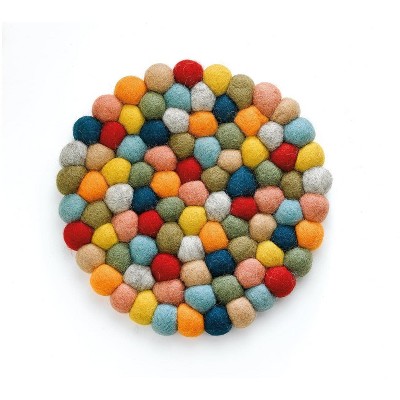 CILIO VIRGIN WOOL TRIVET "COLORE"