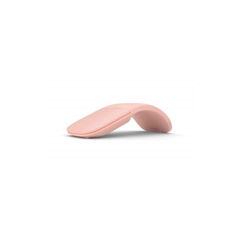 Microsoft Arc Mouse Soft Pink - Wireless - Bluetooth Low Energy - BlueTrack Enabled - Tilt Wheel - Up to 6 Months Battery Life - Pink, 1 of 5