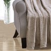 Plazatex Caesar Embossed Decorative Super Soft Throw Blanket for Sleep/Decor 2 Pack 50" x 60" Taupe - 4 of 4