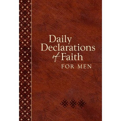 Daily Declarations of Faith for Men - by  Joan Hunter (Leather Bound)