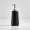 iDesign Soap Dispenser for Bathroom or Vanity - Matte Black - 3 of 4