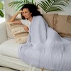 Muslin Cotton Blanket for Adults, Extra Large By Comfy Cubs - 2 of 4