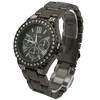 Gunmetal Metal and Rhinestiones Women Watch - 2 of 4