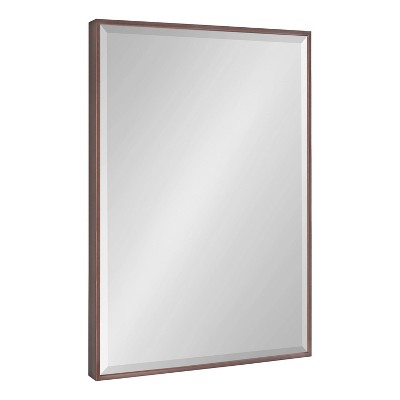 18.7" x 24.7" Rhodes Rectangle Wall Mirror Bronze - Kate & Laurel All Things Decor