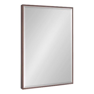 18.7" x 24.7" Rhodes Rectangle Wall Mirror Bronze - Kate & Laurel All Things Decor