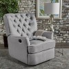 Salomo Tufted Fabric Power Recliner - Christopher Knight Home - 2 of 4