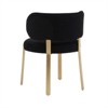 Margaret Black Boucle Dining Chair - 3 of 4