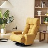 Adjustable Head Waist Game Chair 360 Degree Rotatable Sofa Chair 5-Angle Ergonomic Built-in Spring Seat Folded Packaging Living Room Leisure - 3 of 4