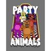 Five Nights at Freddy's Party Animals Boy's Charcoal Heather T-shirt - 2 of 3