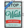 Trends International Stop The Spread of Germs - Wash Your Hands Framed Wall Poster Prints - 3 of 4