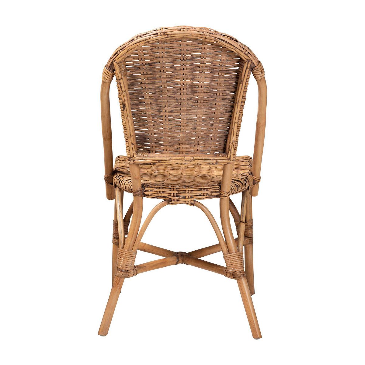 Neola Natural Rattan Dining Chair Set Brown - bali & pari: Handcrafted, No Assembly Required - thumbnail 5
