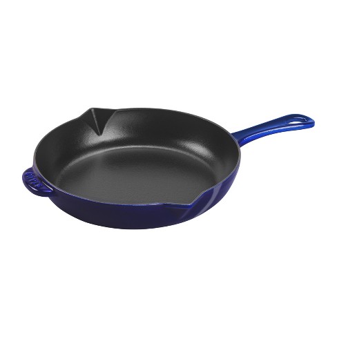 Staub Cast Iron 14.5-inch X 8-inch Covered Fish Pan - Matte Black : Target