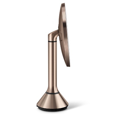 Rose Gold 5x Magnifying LED Sensor Makeup Mirror 8"