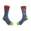 Winter Blossom Kids Socks - / Denim from the Sock Panda - 2 of 3