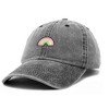 Dalix Robot Embroidered Glow in the Dark Retro Dad Hat Cotton Baseball Cap Adjustable Mens - 4 of 4