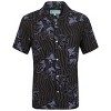 Mio Marino Mens Casual Button-Down Hawaiian Short Sleeve Shirt - 2 of 4