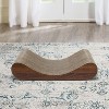 Gulches Cat Scratcher Cardboard Lounge Bed, wood - 3 of 4