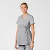 Wink WonderWORK Maternity Mock Wrap Scrub Top - 3 of 4