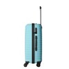 MAYEERTY 3-Piece Luggage Sets, Suitcase with Wheels, Hardside Suitcase with Spinner Wheels and Scratch-Resistant Surface, SkyBlue - 20", 24", 28" - 2 of 4
