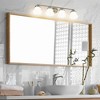 Vaughn 4-Light Vanity Light - Modern Design with Vintage Charm, Damp Rated, Dimmable - 3 of 4