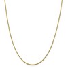 Black Bow Jewelry 1.5mm 10k Yellow Gold Solid Diamond Cut Wheat Chain Necklace - 3 of 4