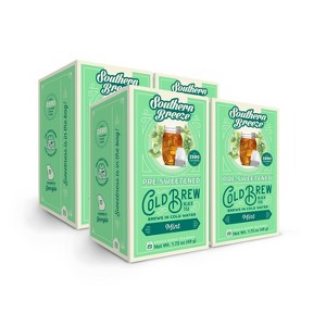 Southern Breeze Cold Brew Sweet Tea Mint Iced Tea with 20 Individually Wrapped Tea Bags, Pack of 4 - 1 of 4