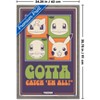 Trends International Pokemon: Groovy Vibes - Gotta Catch 'Em All! Framed Wall Poster Prints - 3 of 4