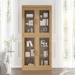 PexFix Wood Accent Cabinet with Adjustable Shelves - 1 of 4