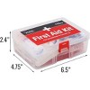 DMI 175-Piece First Aid Kit for Minor Injuries, Cuts and Scrapes, All-Purpose, Portable and Convenient, Includes Bandages, Injury Treatment - 4 of 4