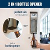 McKay Metal Can Crusher, Heavy-Duty Wall-Mounted Smasher for Aluminum Seltzer, Soda, and Bottles for Recycling - 12 oz and 14 oz Sizes - 3 of 4