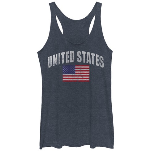 Women's Lost Gods Classic USA Flag Racerback Tank Top - image 1 of 3