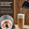 Electric Milk Frother, 8-IN-1 Multi-function milk frother and steamer 21 oz, 550W Split Stainless Steel Steamer for Coffee,Milk Froth,Chocolate Milk - 2 of 4