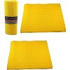 LunaLulinlk 2 Pack Polyester Dish Drying Mat 20 X 15 Inch Kitchen Counter Mats Reversible Dish Dry Pad Super Absorbent (Yellow) - 3 of 4