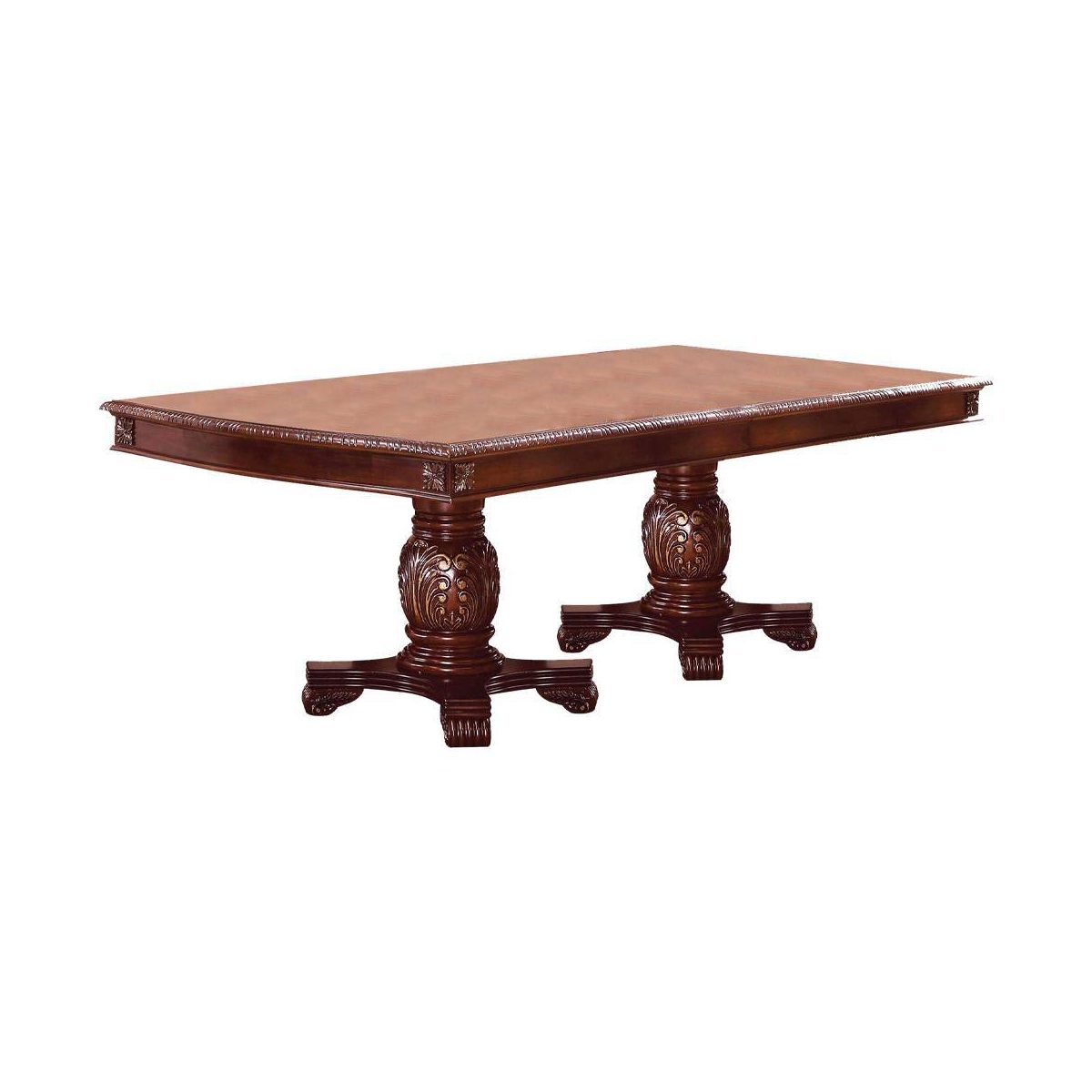 Acme Furniture 46" Chateau De Ville Dining Table Cherry Finish