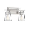 Savoy House Calhoun 2 - Light Vanity in  Satin Nickel - 3 of 4